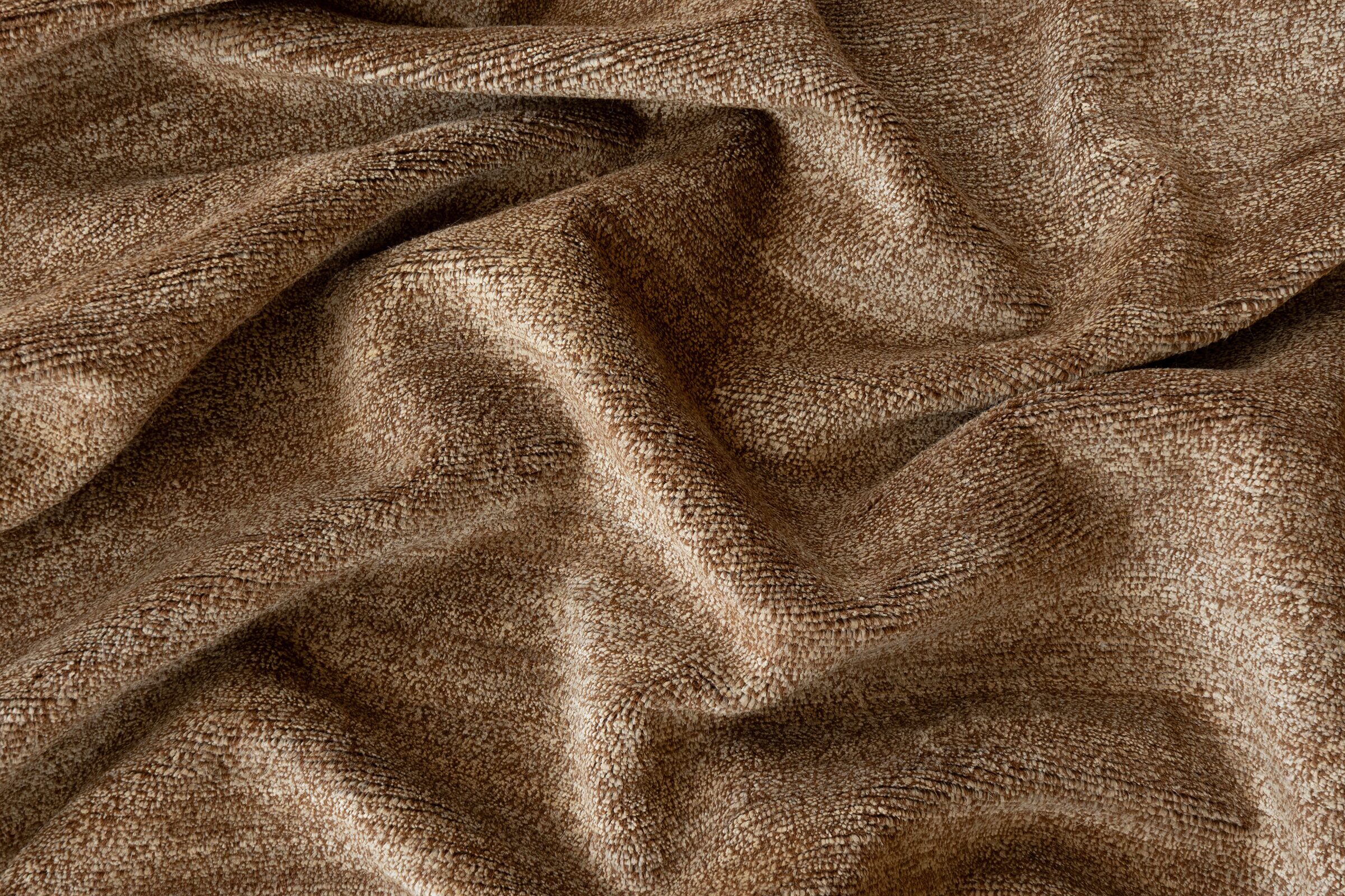 ALLO/WOOL - DARK BRONZE rug from the textures series by WOVEN