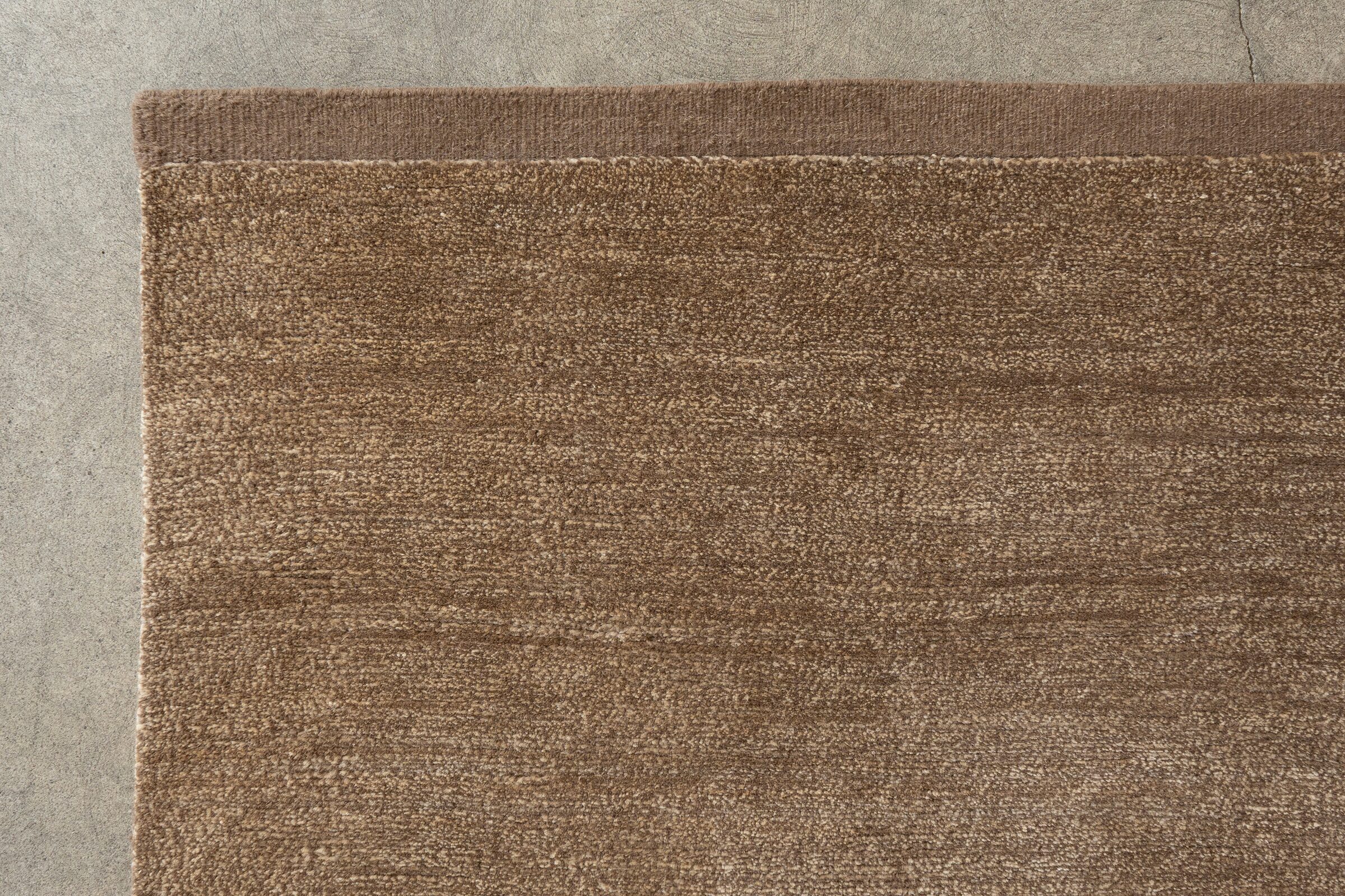 ALLO/WOOL - LIGHT BROWN rug from the allo/wool series by WOVEN
