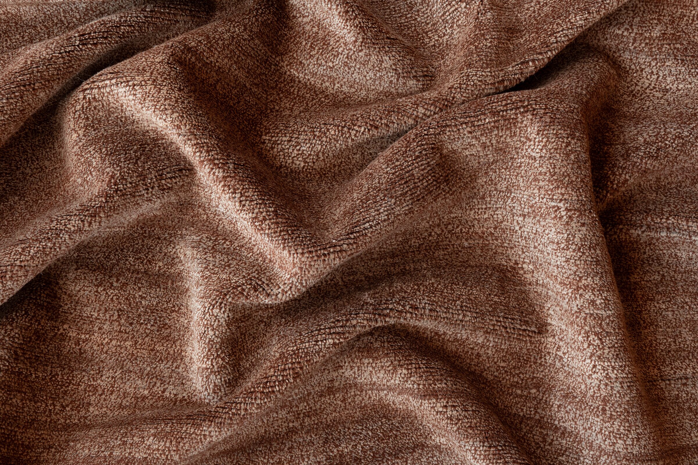 ALLO/WOOL - RUST rug from the textures series by WOVEN