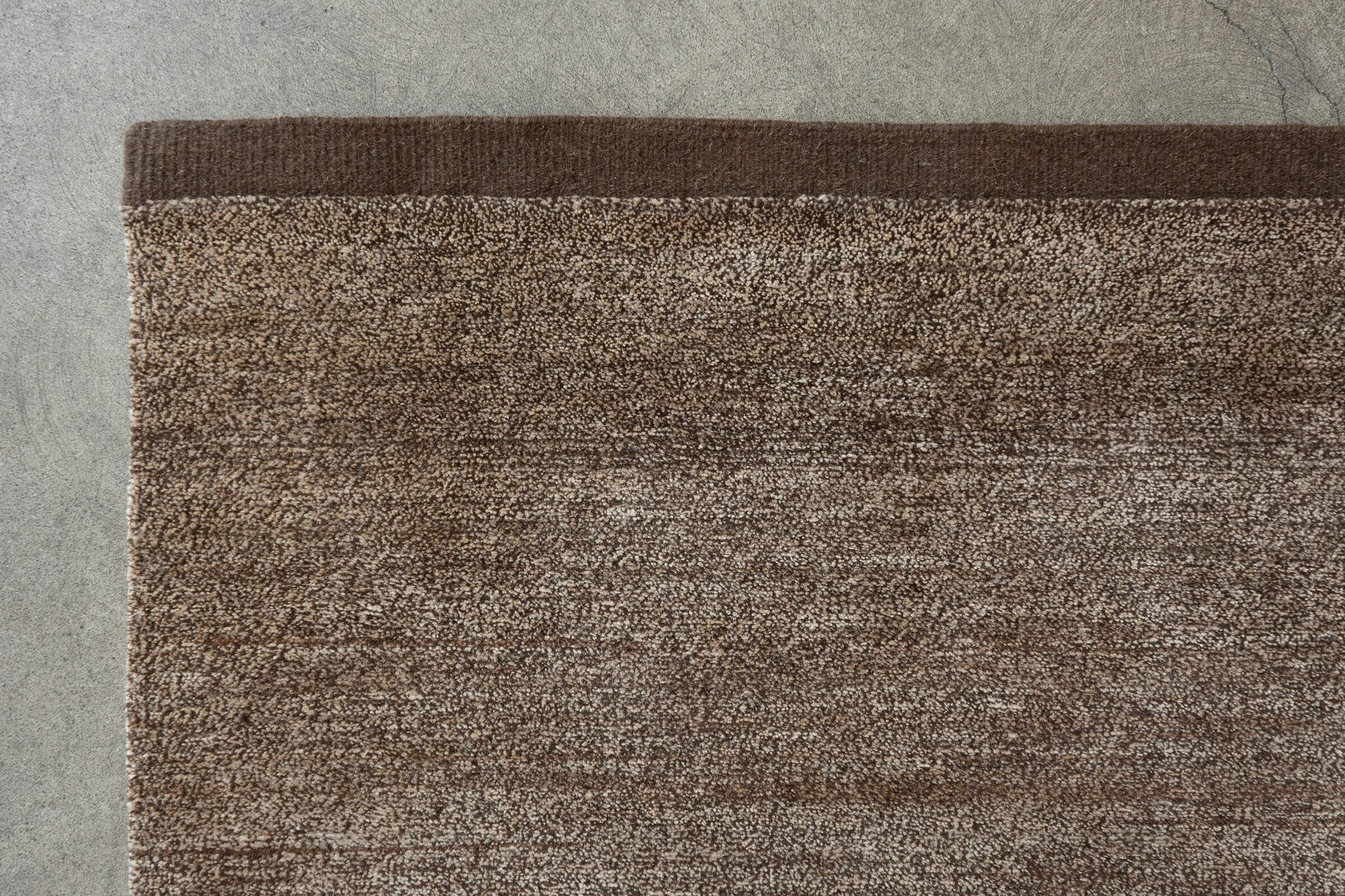 ALLO/WOOL - UMBER rug from the textures series by WOVEN