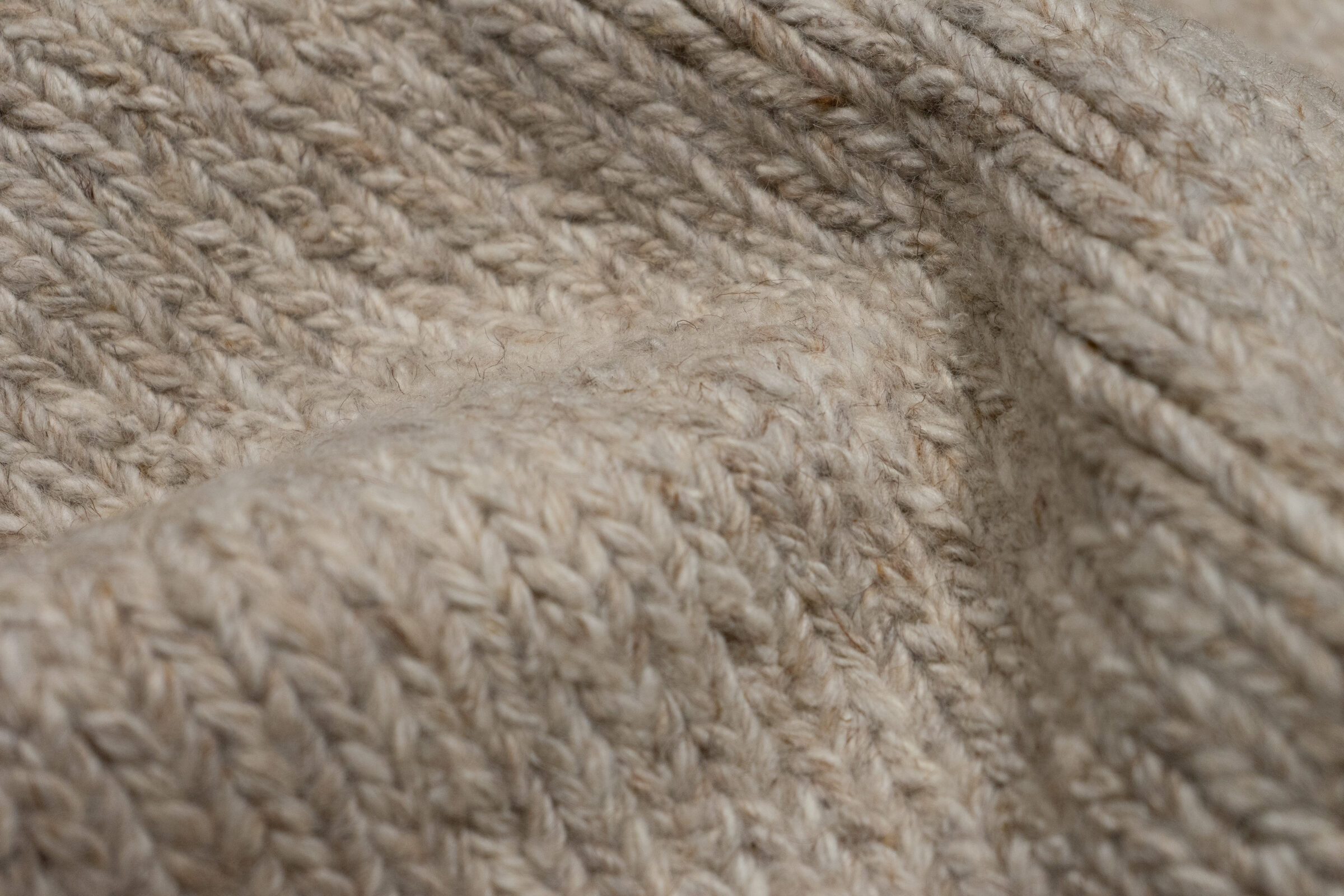 CHUNKY SOUMAK - ECRU rug from the chunky soumak series by WOVEN