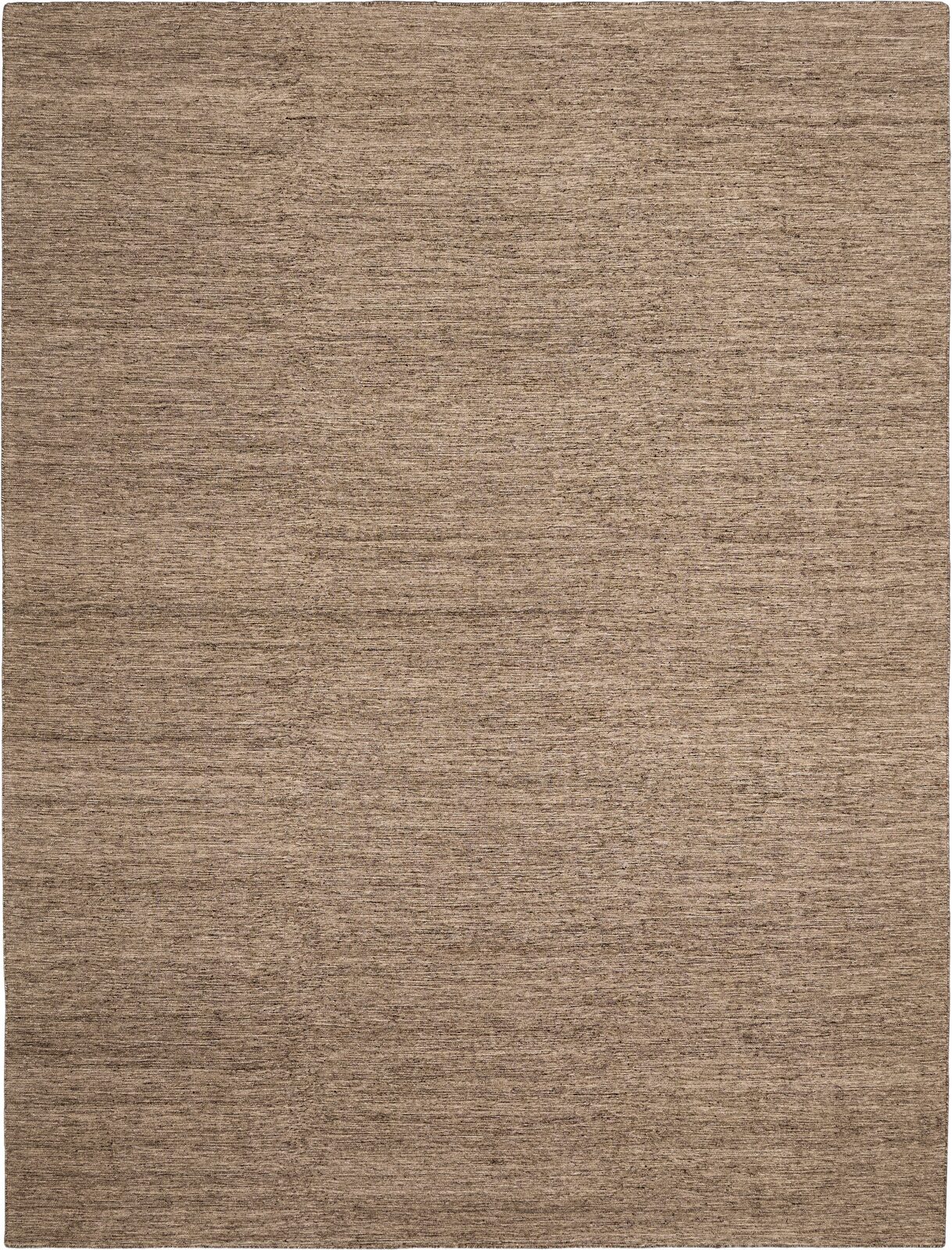 FINE FLATWEAVE - BROWN (UNDYED) rug from the Eco-Friendly series by WOVEN