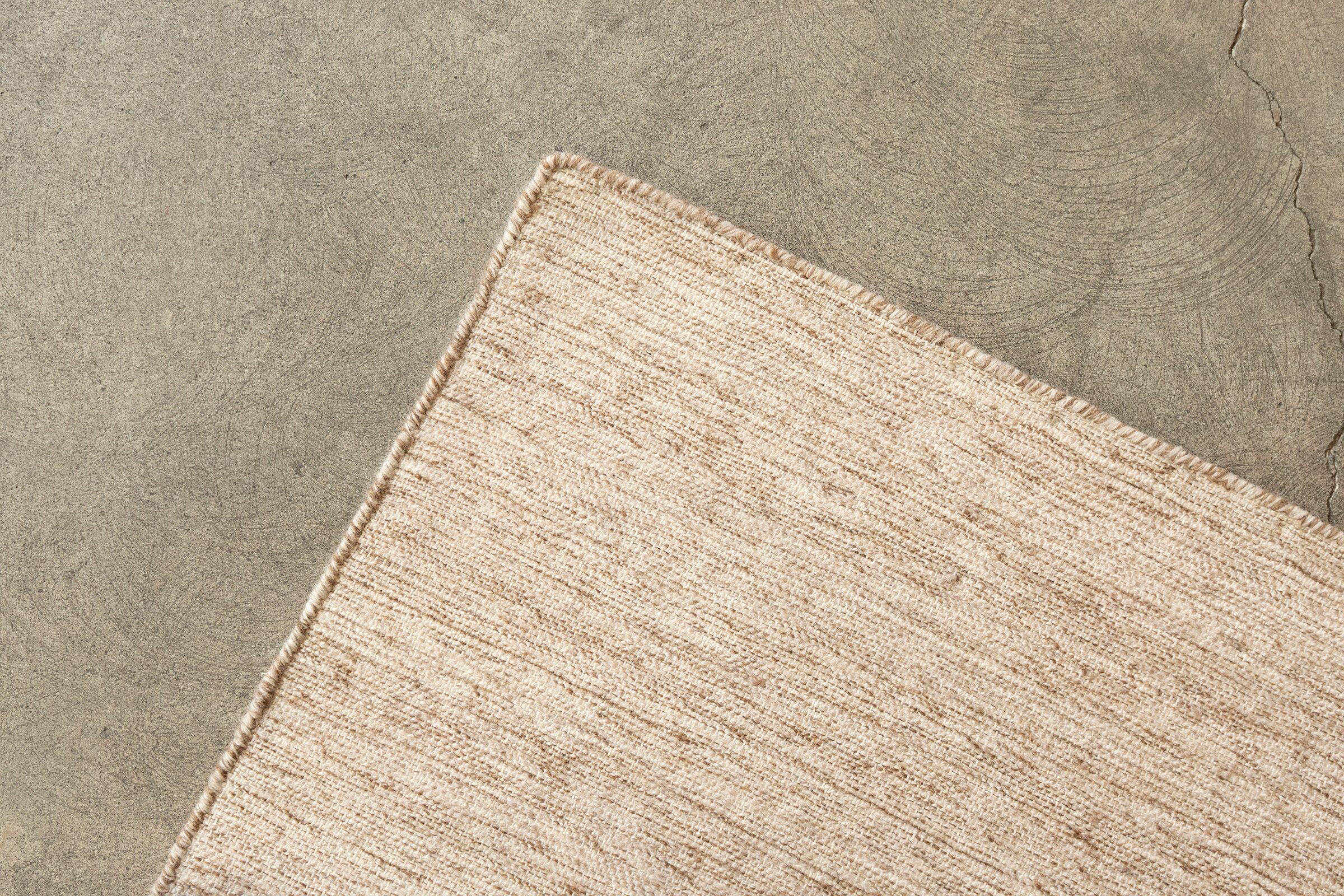 FINE FLATWEAVE - CAMEL (UNDYED) rug from the Eco-Friendly series by WOVEN