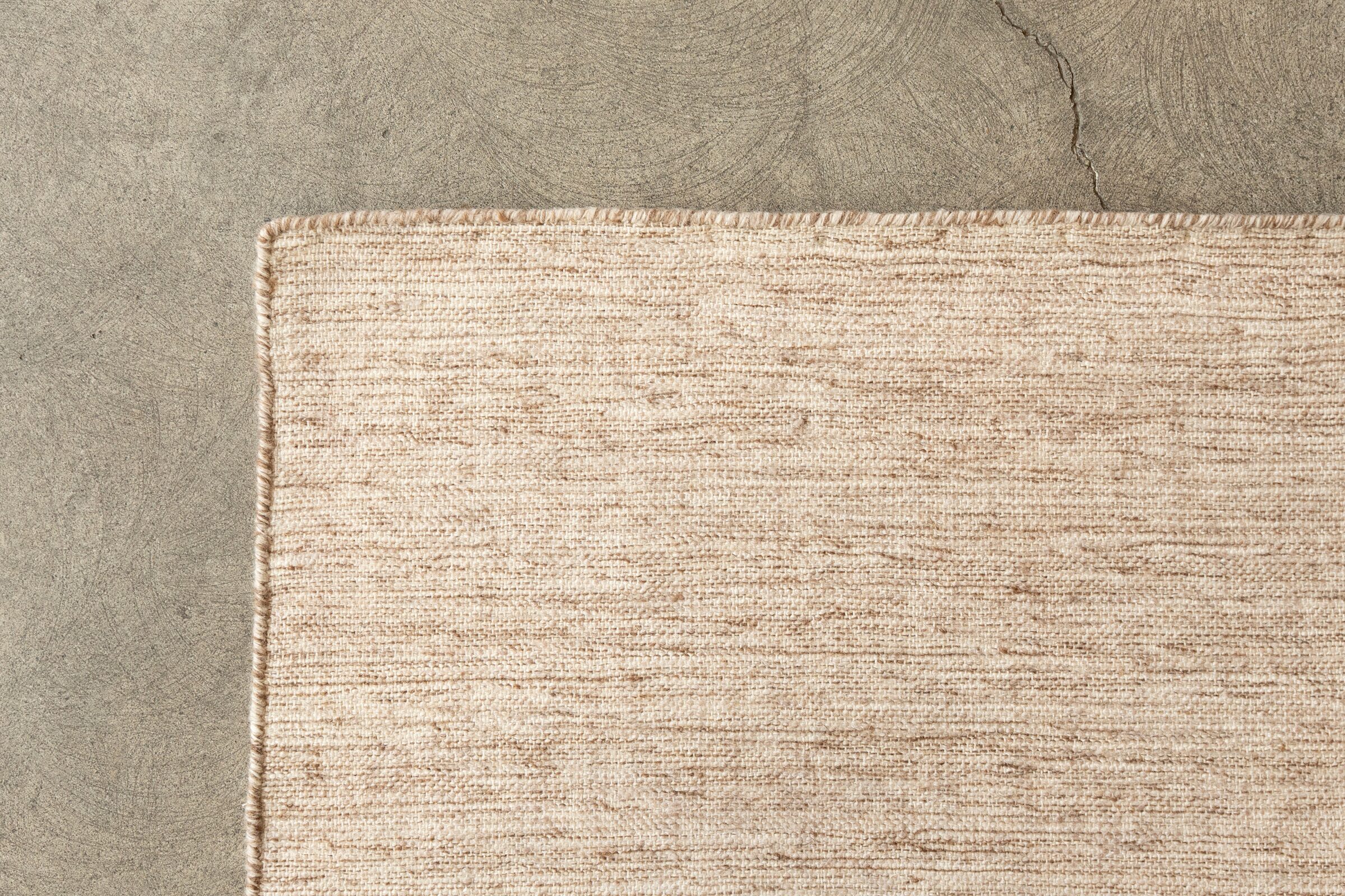 FINE FLATWEAVE - CAMEL (UNDYED) rug from the Eco-Friendly series by WOVEN