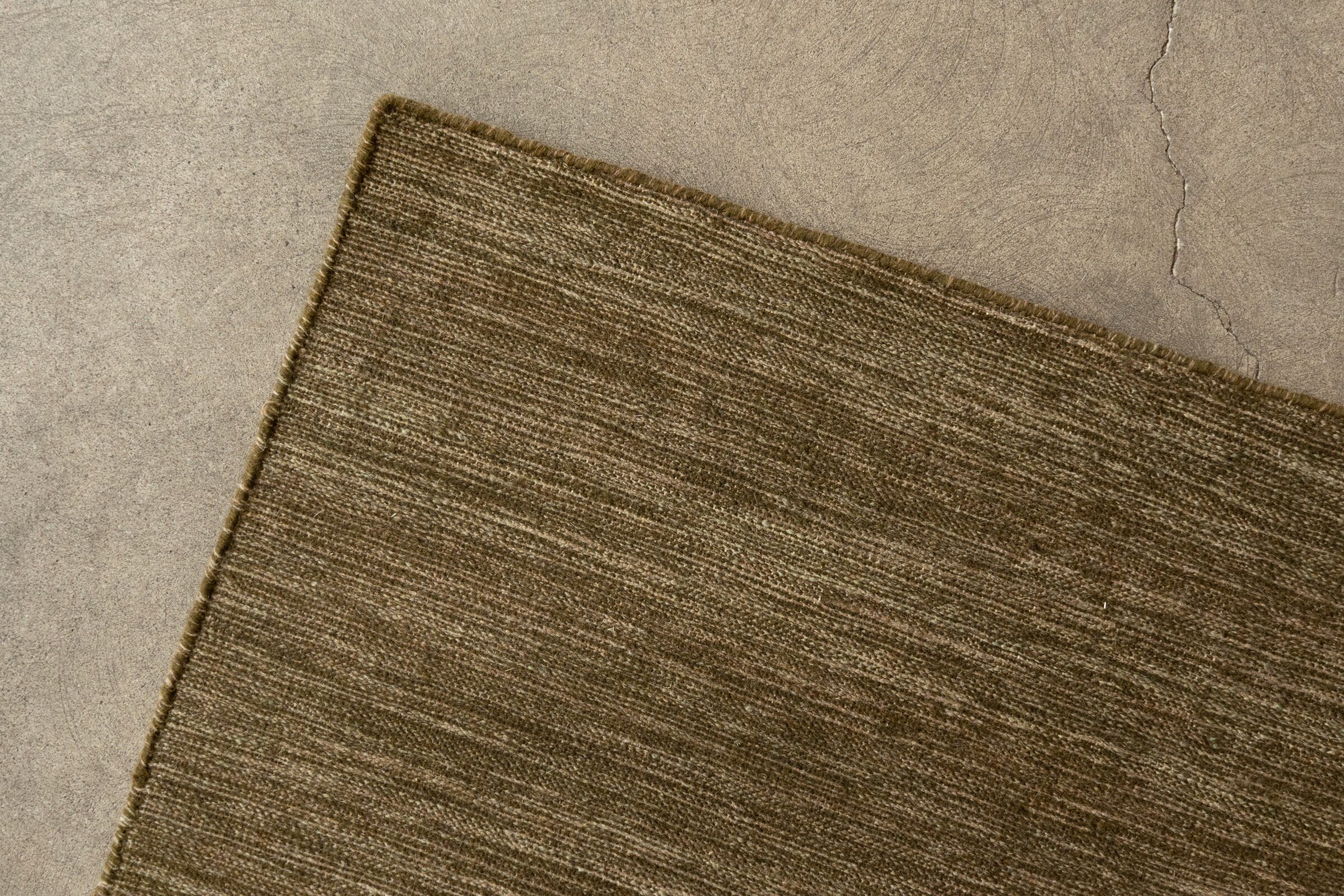 FINE FLATWEAVE - THATCH GREEN rug from the fine flatweave series by WOVEN