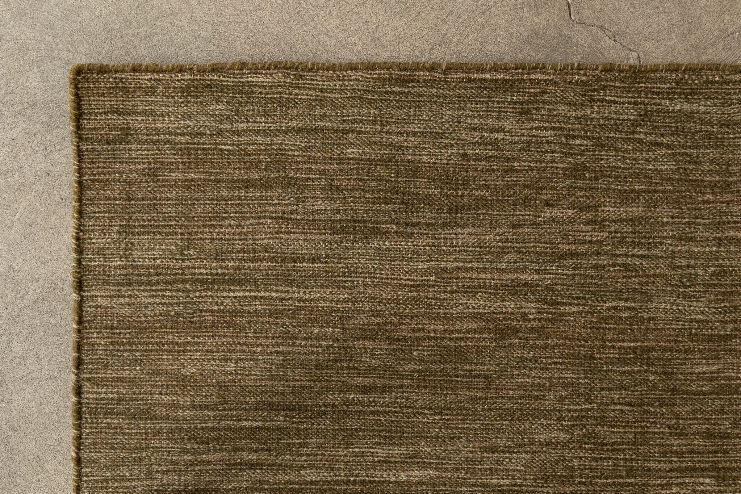 FINE FLATWEAVE - THATCH GREEN rug from the fine flatweave series by WOVEN