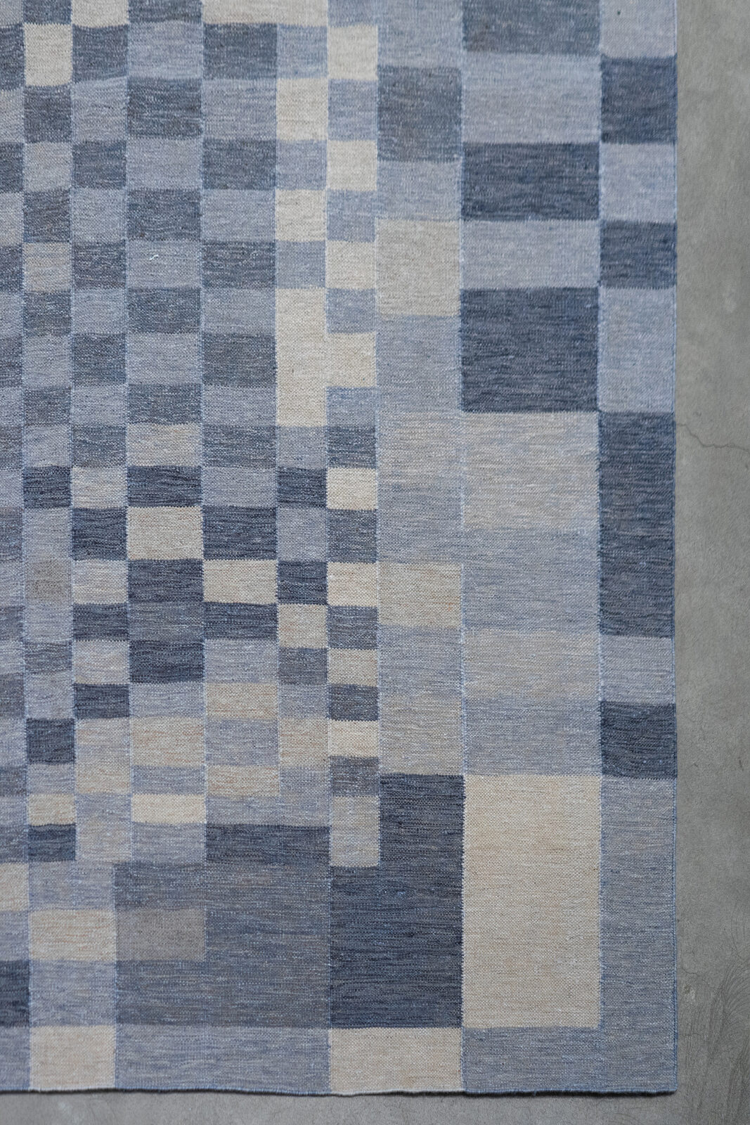 RUTA - PEWTER BLUE rug from the STUDIO WOVEN series by WOVEN