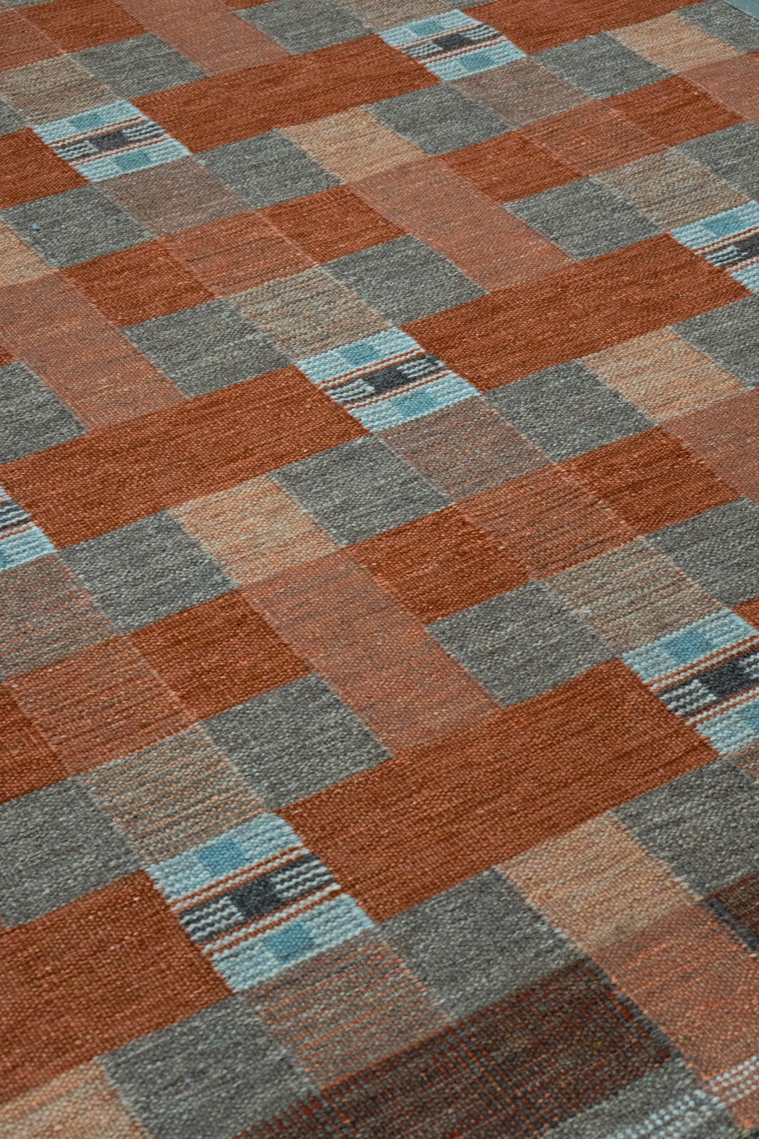 TAKT - VERMILION rug from the STUDIO WOVEN series by WOVEN