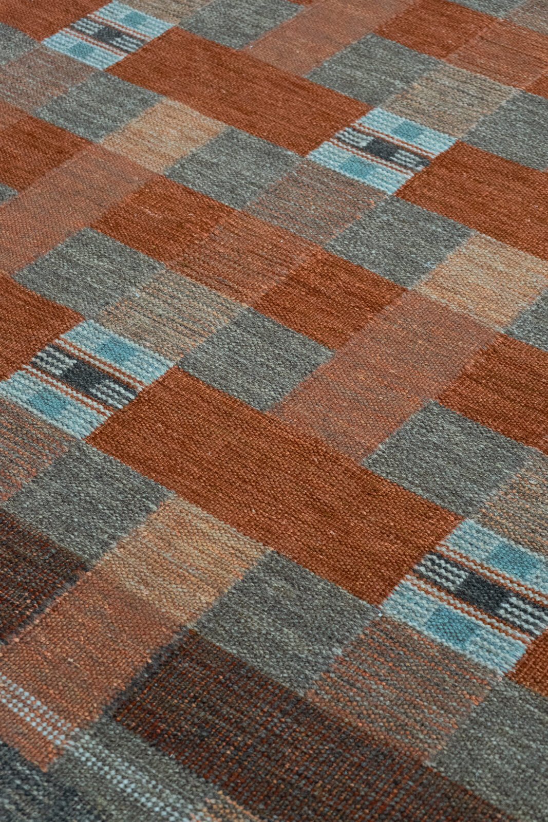 TAKT - VERMILION rug from the STUDIO WOVEN series by WOVEN