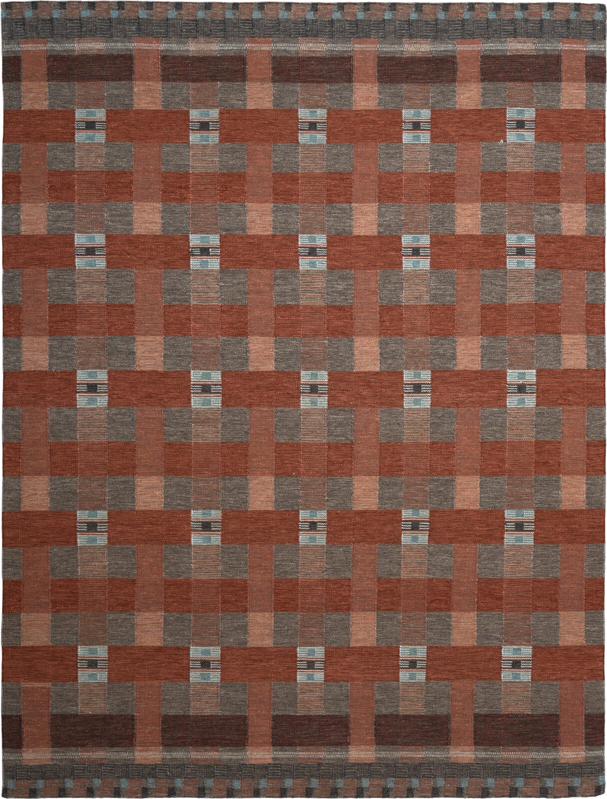 TAKT - VERMILION rug from the STUDIO WOVEN series by WOVEN