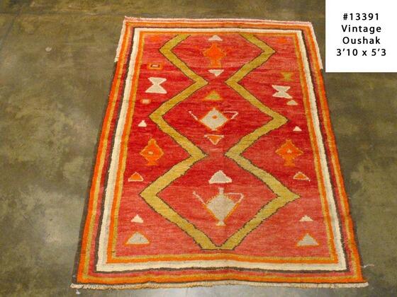 13391 rug from the vintage oushak series by WOVEN