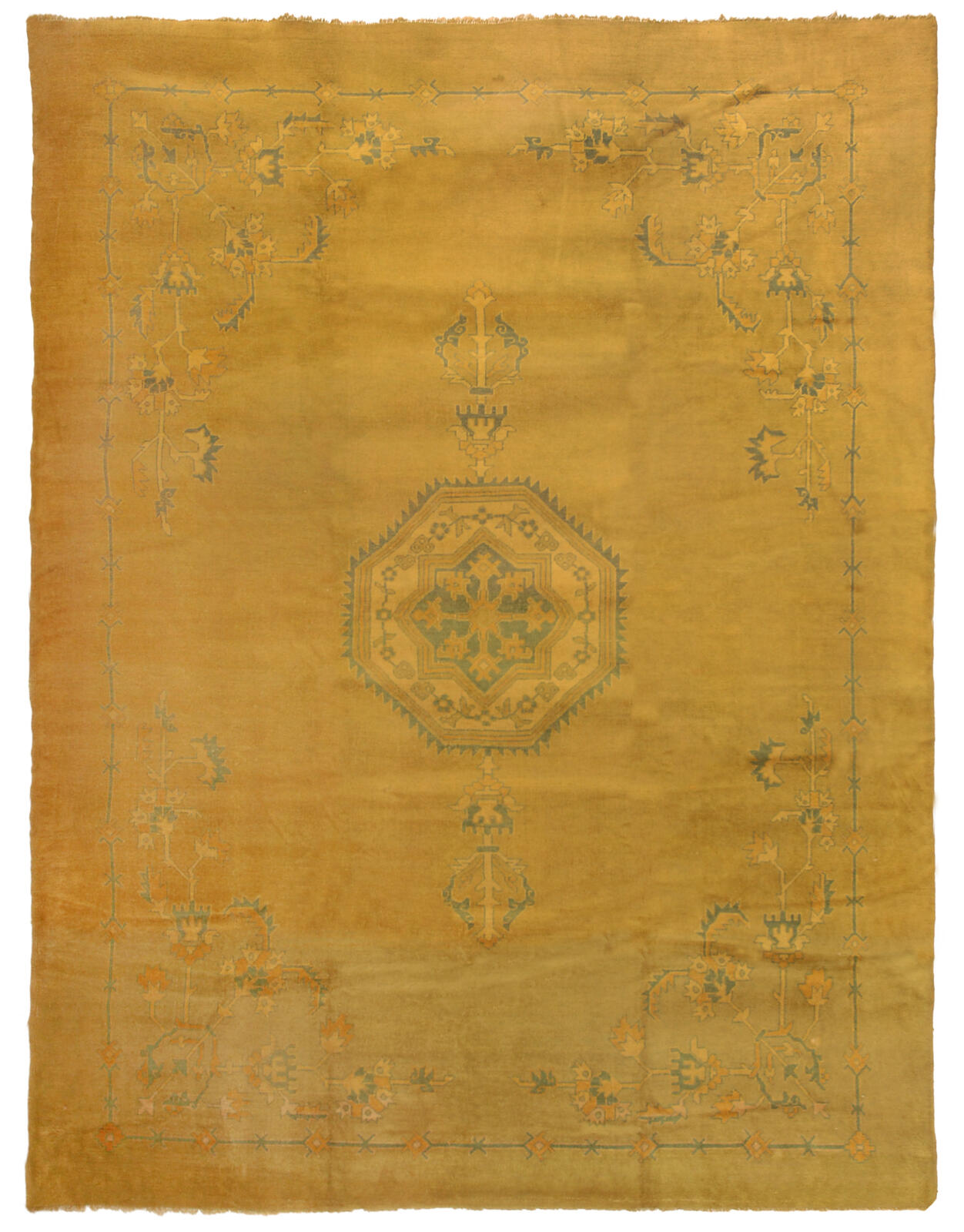 antique oushak rug