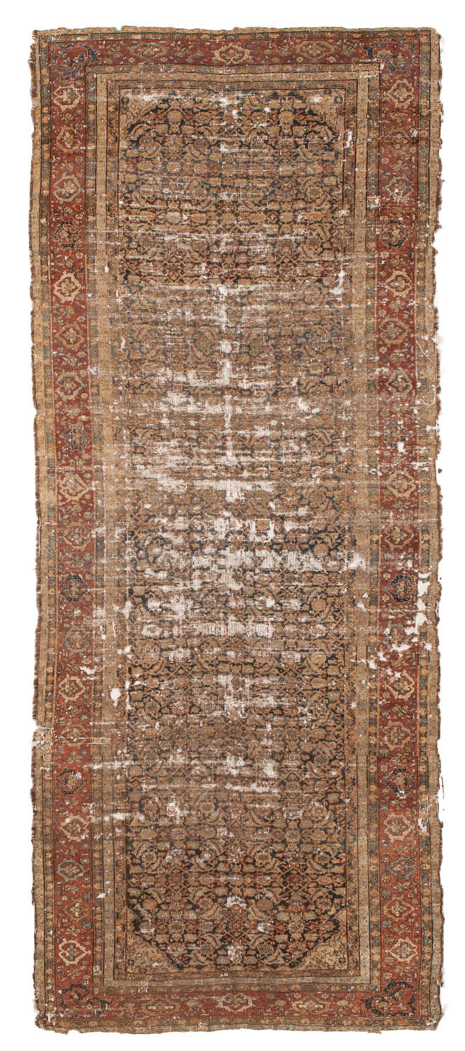 Antique Persian Mallayer Rug