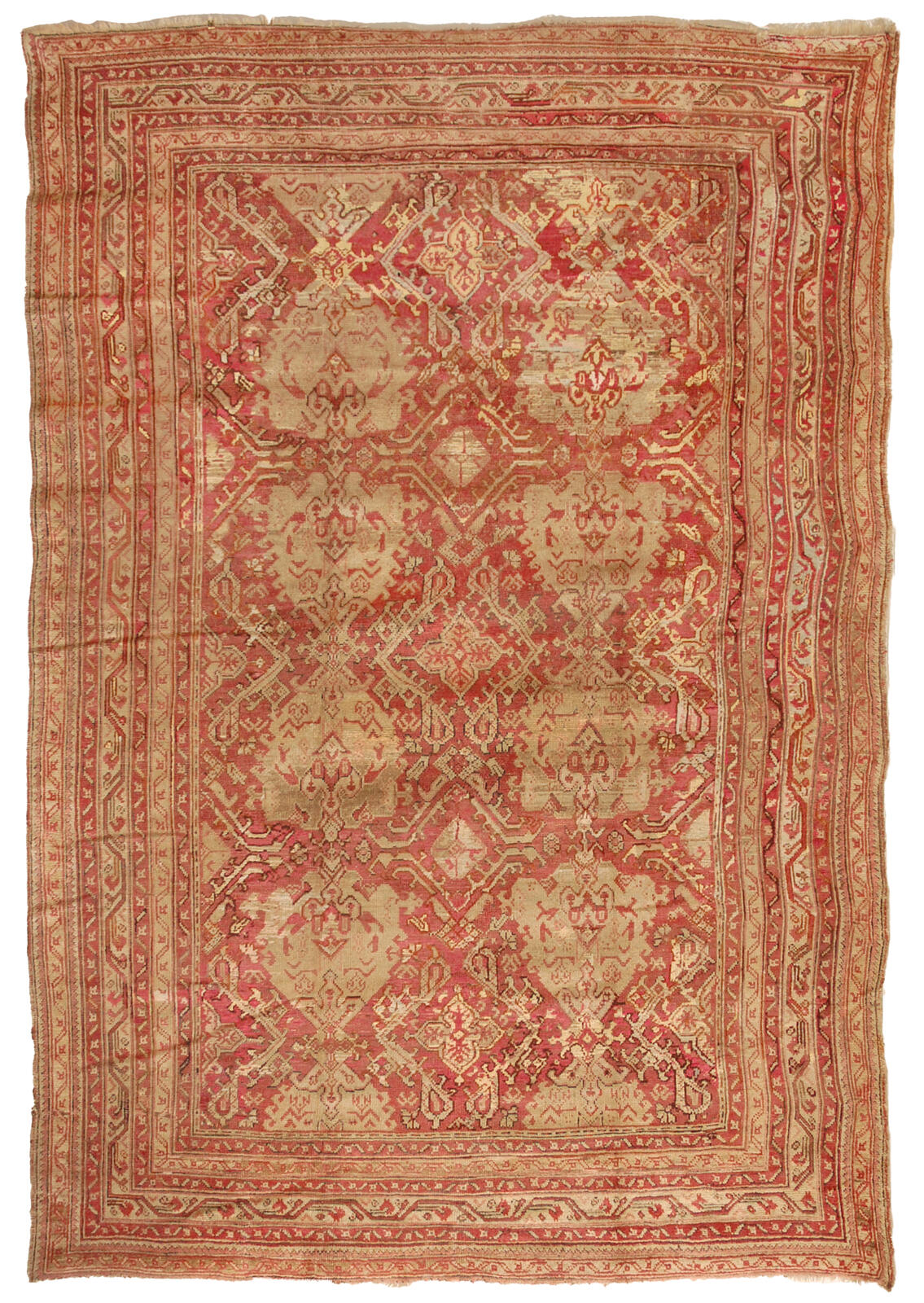 antique oushak rug
