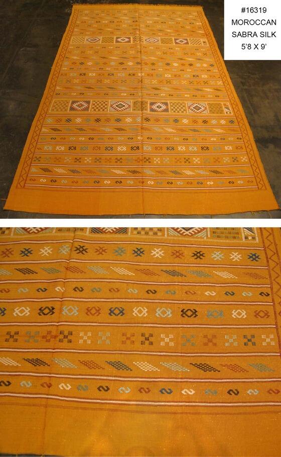 Sabra Silk Kilim / 16319 rug from the moroccan sabra silk series by WOVEN