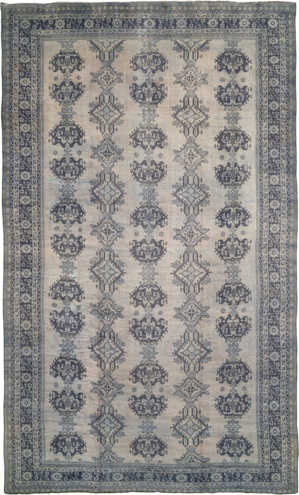 Oushak / 17371 rug from the over-dyed distressed series by WOVEN