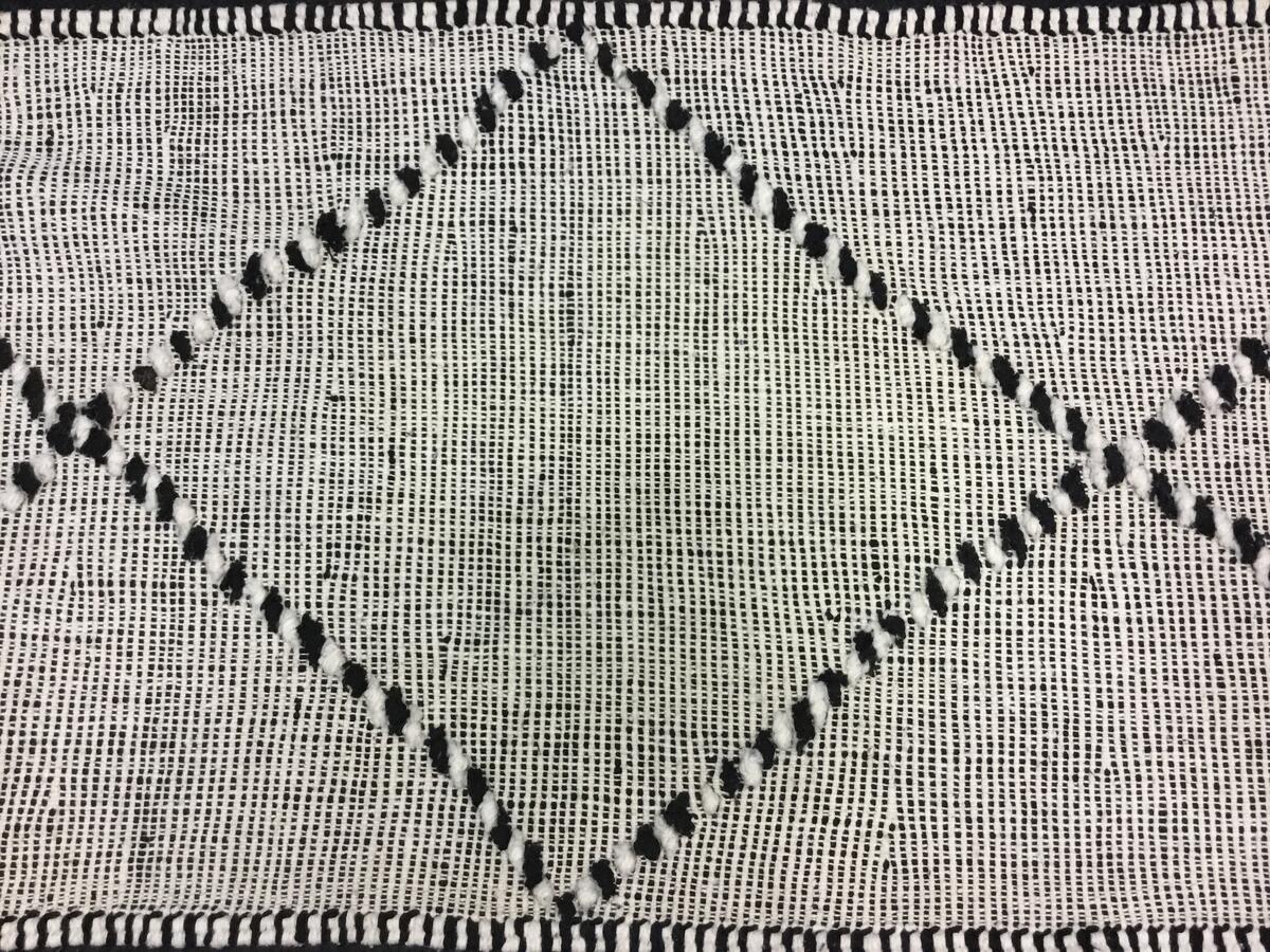 Moroccan Kilim - black / 22905 rug from the moroccan kilim series by WOVEN