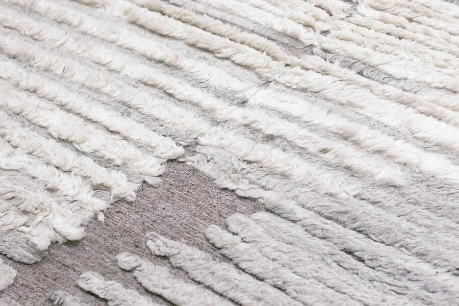 SHAULA - GREY rug from the lania series by WOVEN