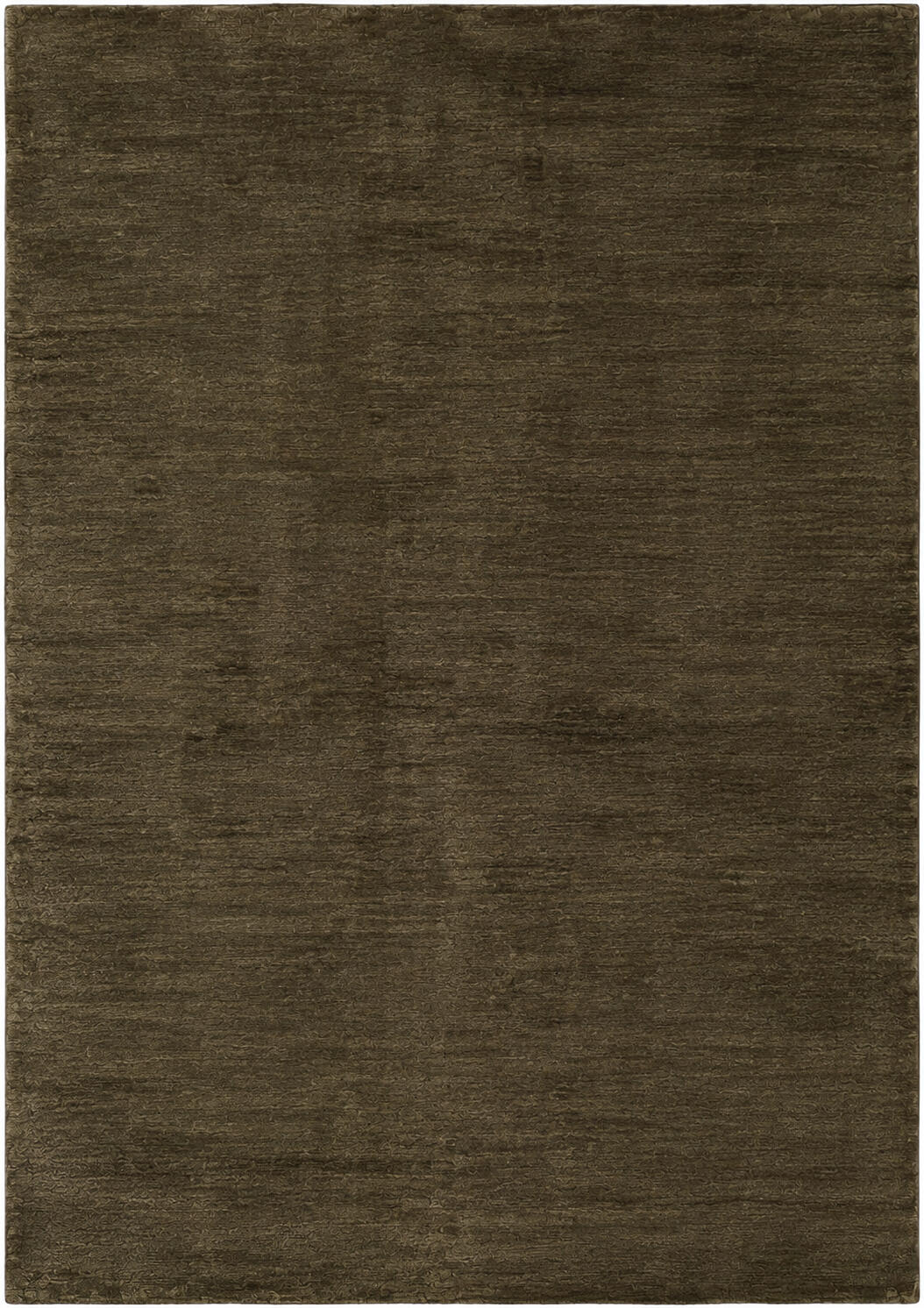 SHEARED SILK - OLIVE rug from the sheared silk series by WOVEN