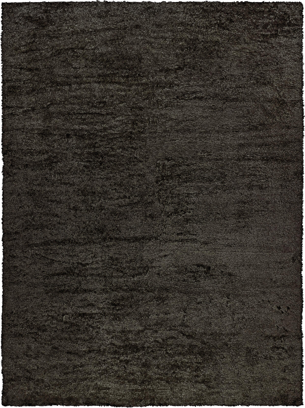 SILK SHAG - ESPRESSO rug from the silk shag series by WOVEN