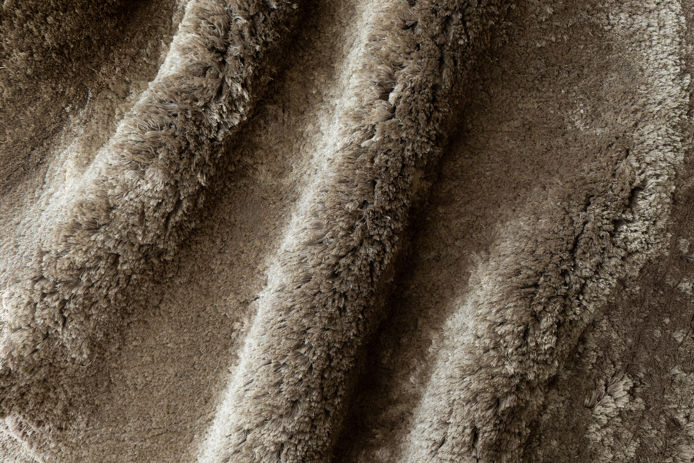SILK SHAG - MINK rug from the silk shag series by WOVEN