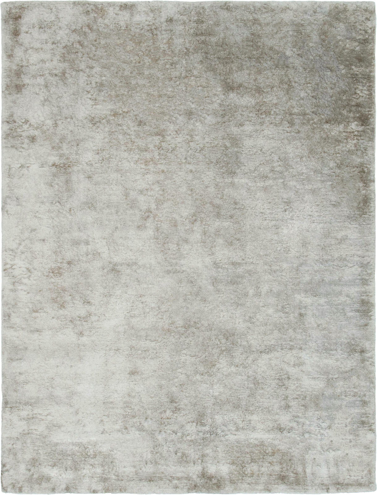 SILK SHAG - STONE GRAY rug from the silk shag series by WOVEN