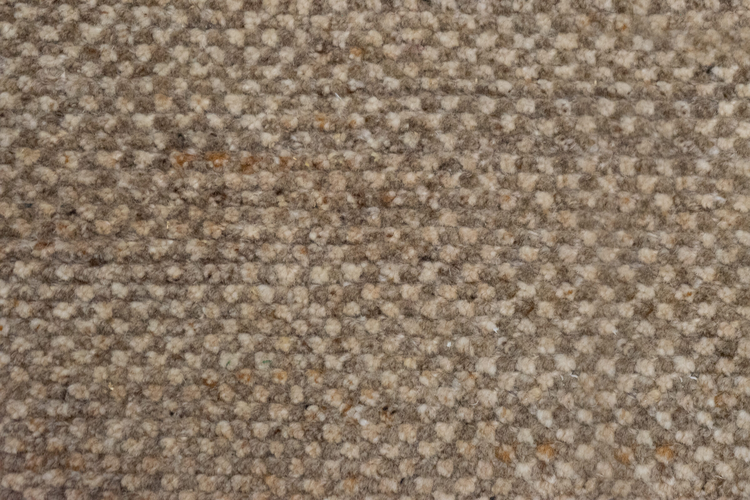 WOOL CHECK - ECRU/BARK rug from the New Textures series by WOVEN
