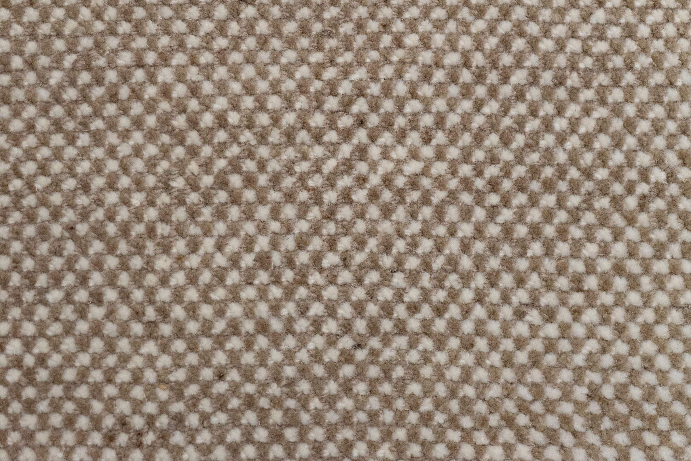 WOOL CHECK - IVORY/WHEAT rug from the New Textures series by WOVEN