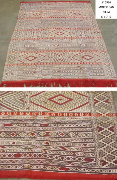 moroccan kilim / 16986 | WOVEN