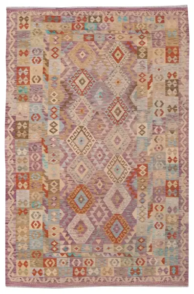 modern afghan kilim / 18215 | WOVEN