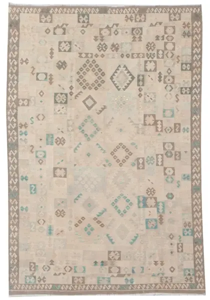 modern afghan kilim / 18230 | WOVEN