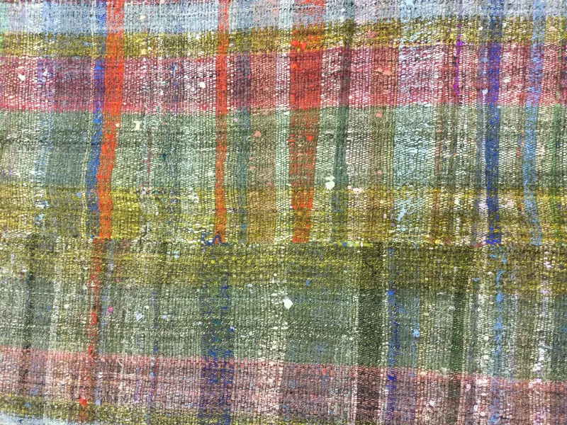 Vintage Colorful Kilim / 19335 | WOVEN