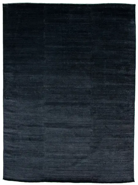 distressed banana silk (turkish knot) - black | WOVEN