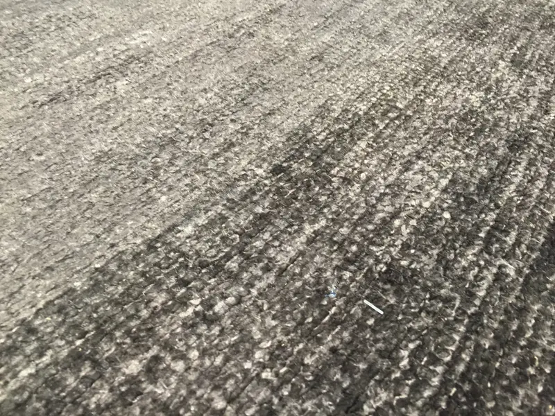 distressed banana silk (turkish knot) - charcoal | WOVEN