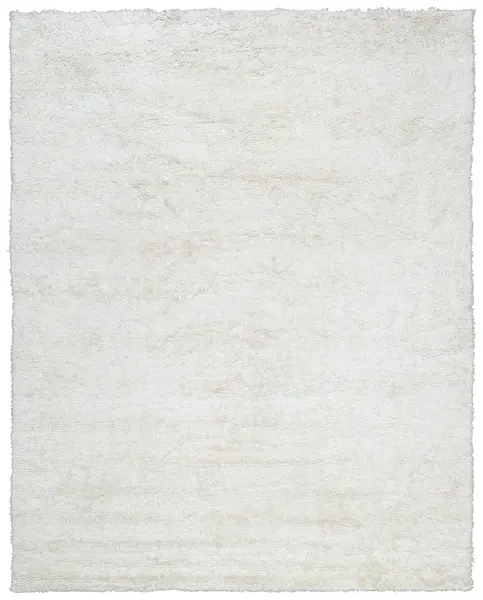 merino wool shag - ivory | WOVEN