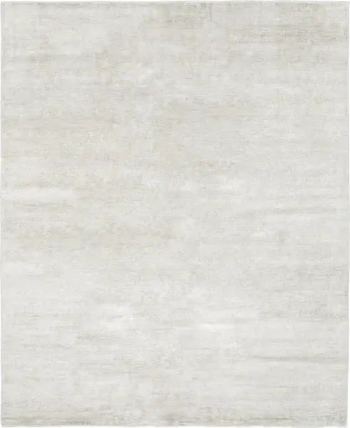 distressed banana silk (turkish knot) - silver | WOVEN