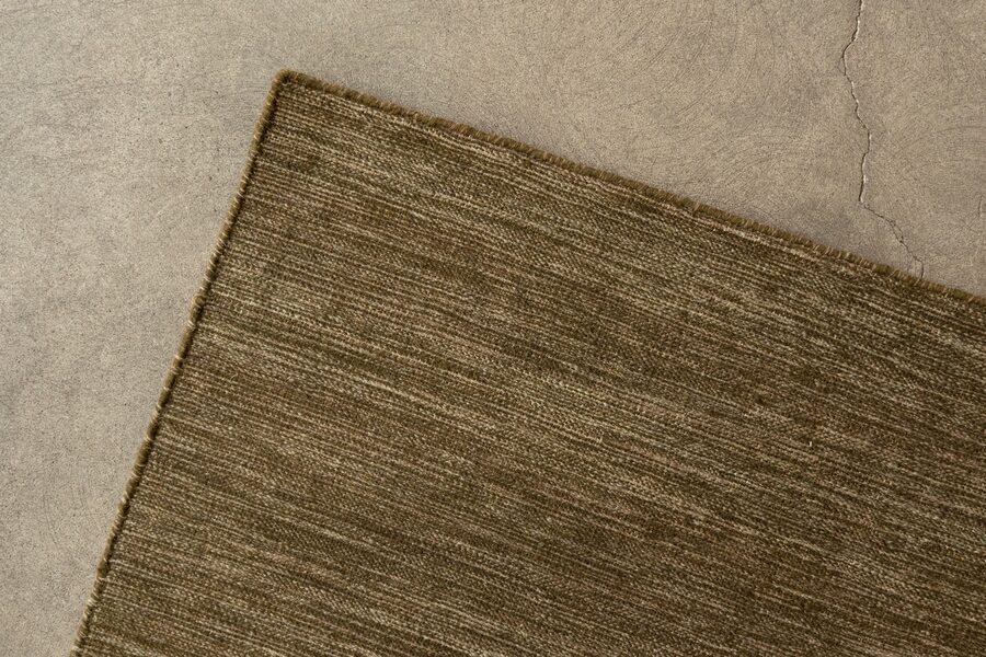FINE FLATWEAVE - THATCH GREEN | WOVEN