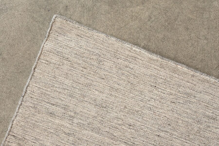 FINE FLATWEAVE - GREY (UNDYED) | WOVEN