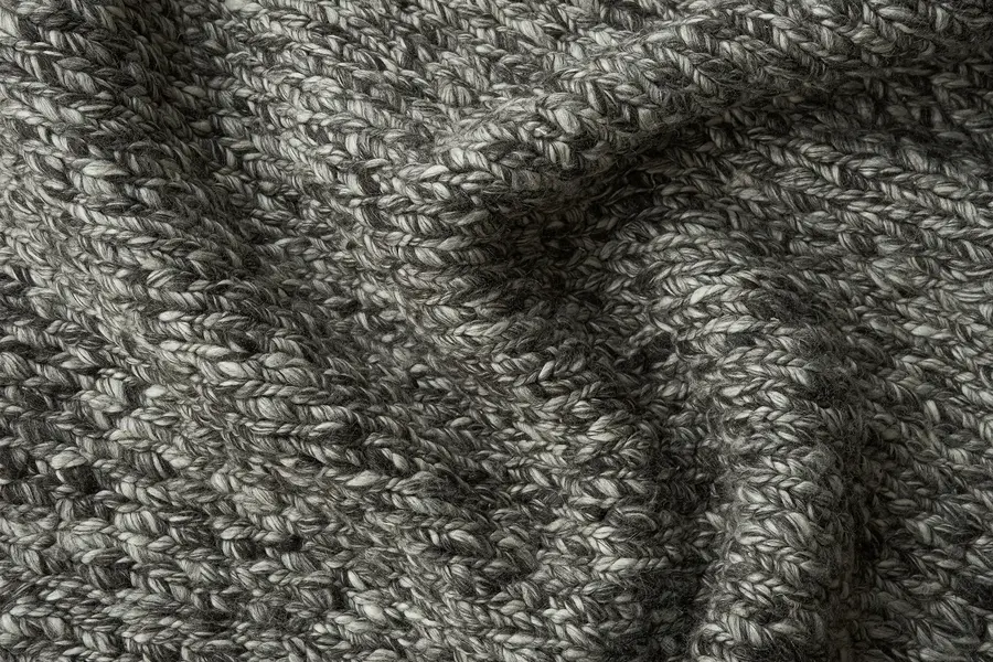 mohair braid - charcoal | WOVEN