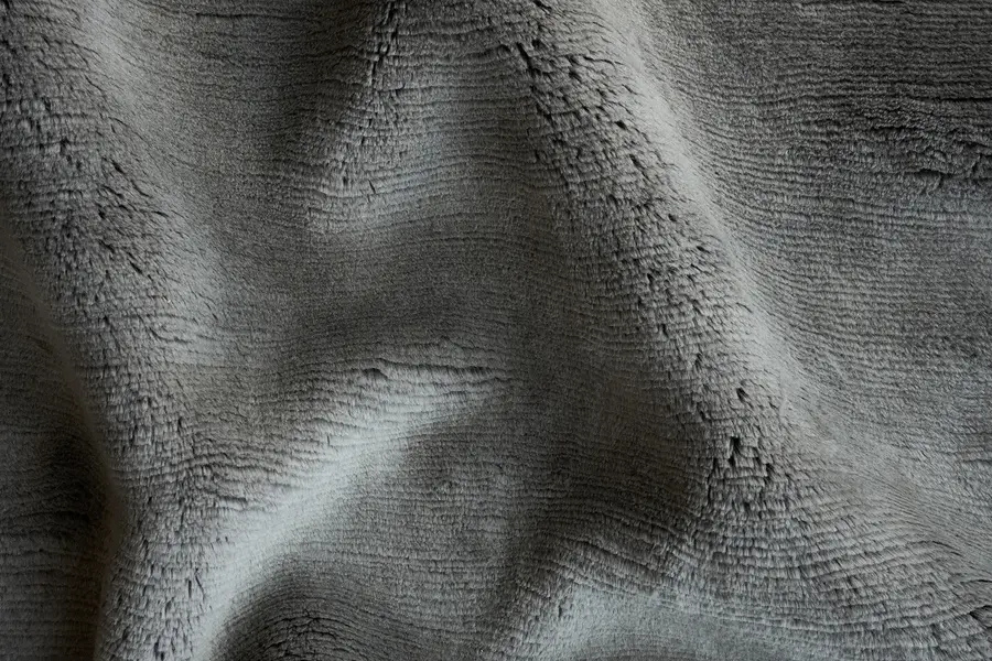 SHEARED MOHAIR - SILVER | WOVEN