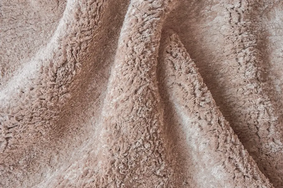 silk shag - pale pink | WOVEN