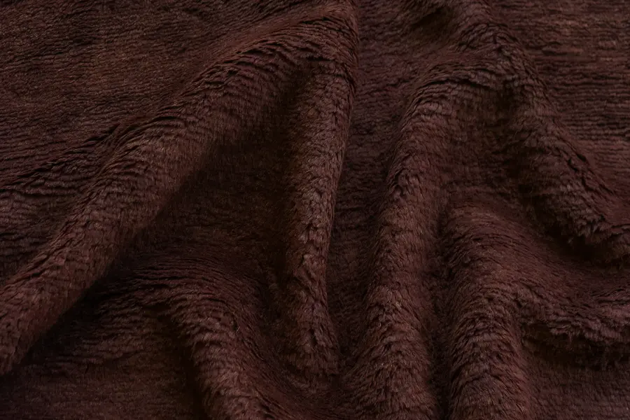 TEXTURED MOHAIR - AUBERGINE | WOVEN