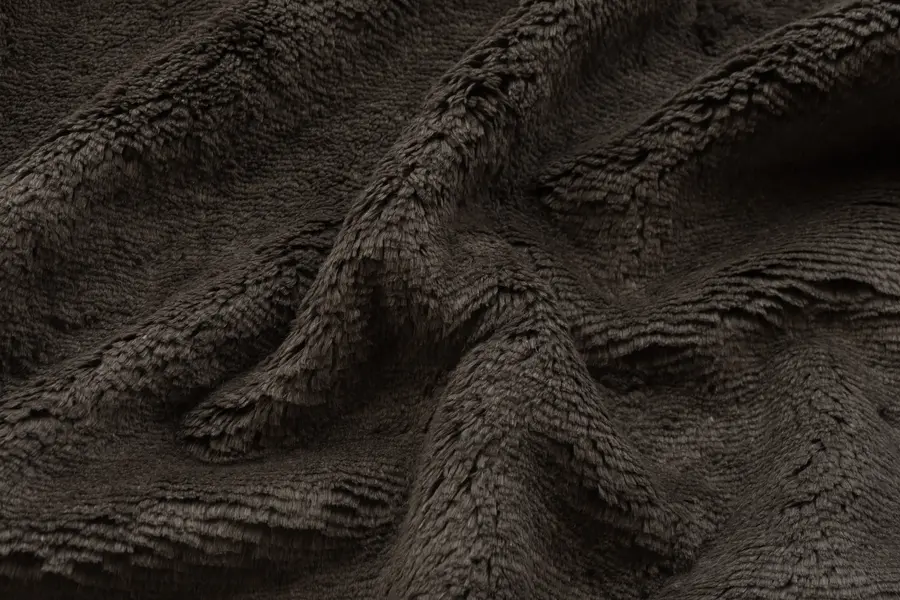 TEXTURED MOHAIR - BROWN (UNDYED) | WOVEN
