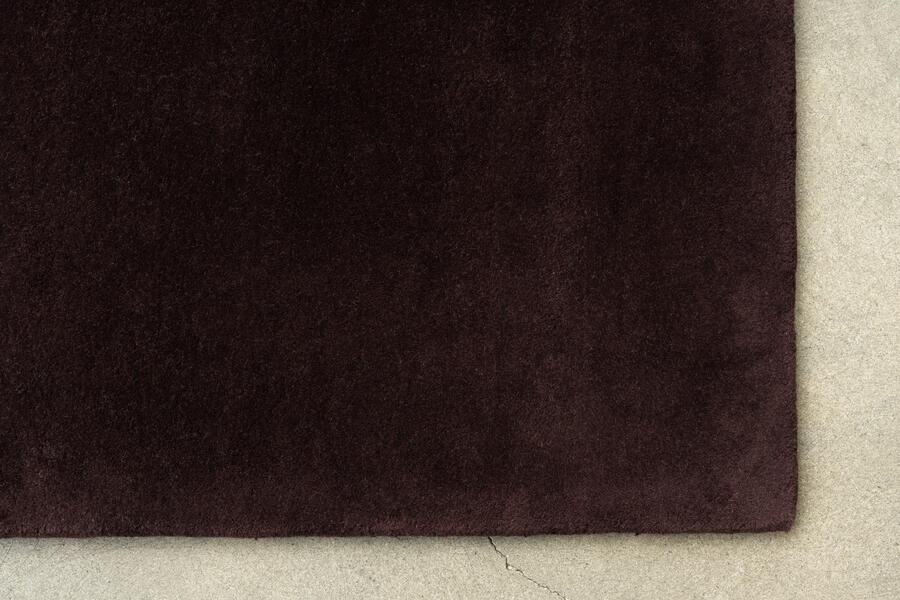 SHEARED MERINO - AUBERGINE | WOVEN
