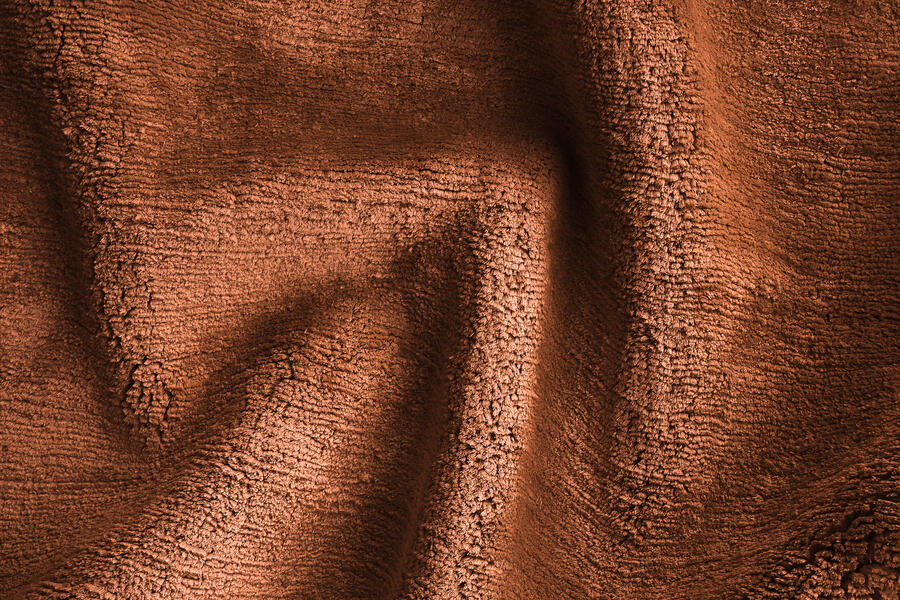 SHEARED SILK - RUST | WOVEN