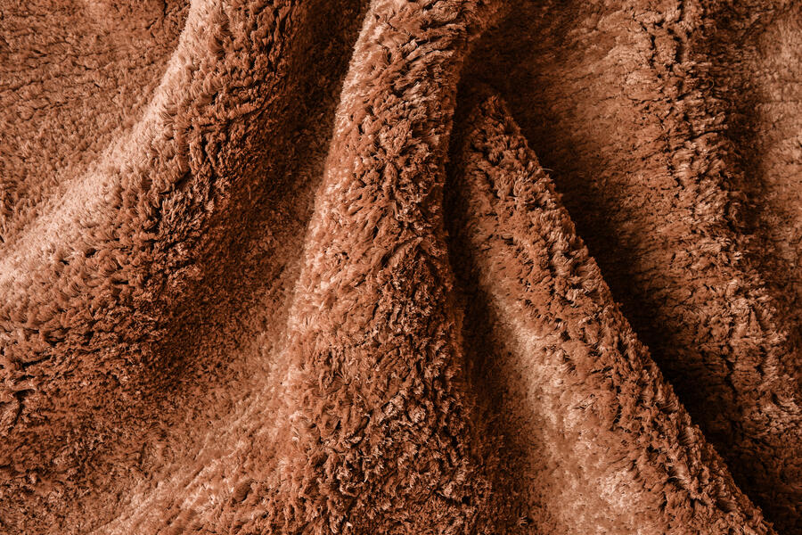 SILK SHAG - RUST | WOVEN