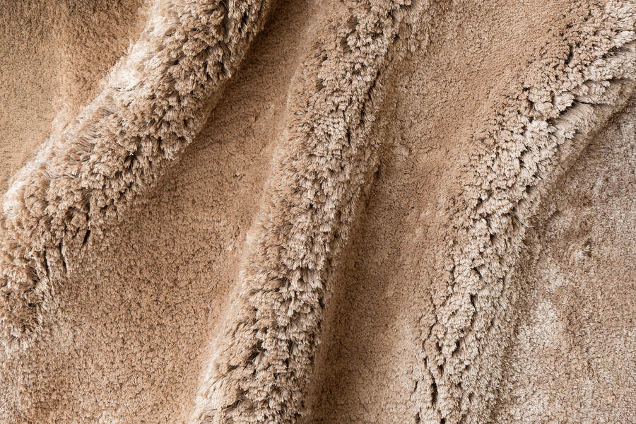 SILK SHAG - WARM TAUPE | WOVEN