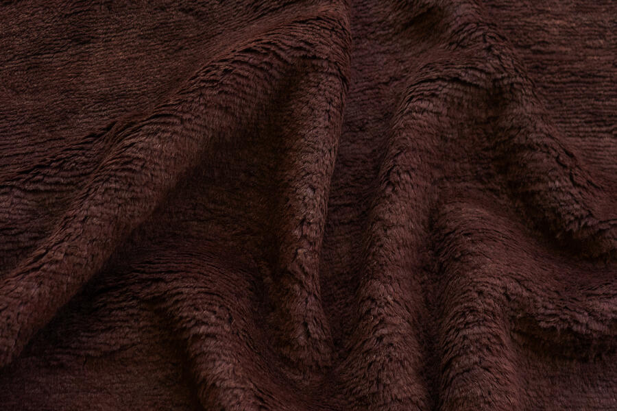 TEXTURED MOHAIR - AUBERGINE | WOVEN