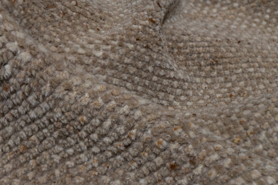 WOOL CHECK - TAUPE/BROWN | WOVEN