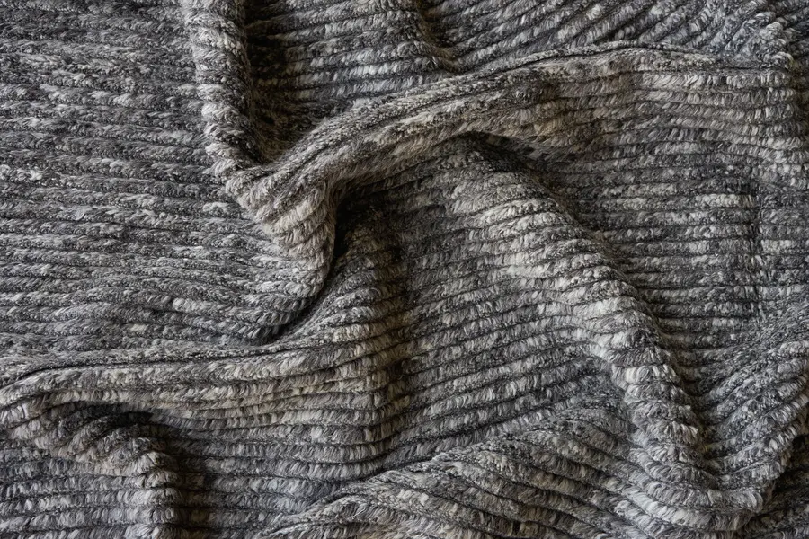 WOOL TULU - GREY | WOVEN